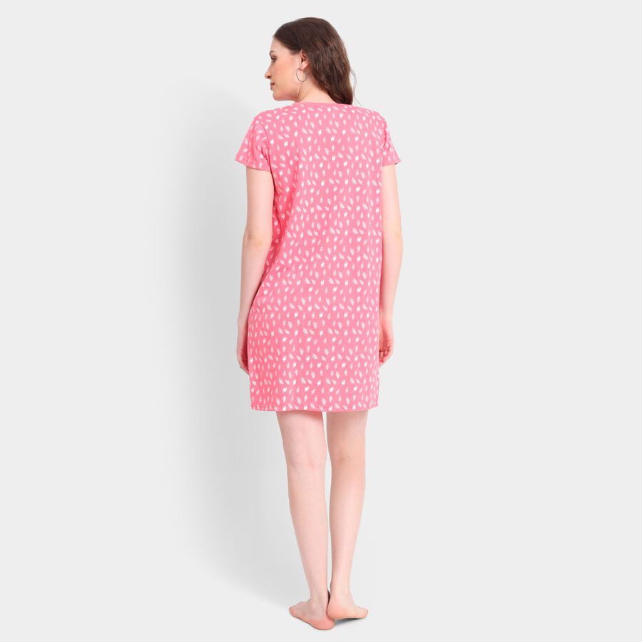 Ladies' Nighty, गुलाबी, large image number null