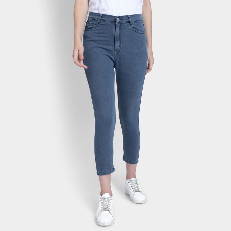 Ladies' Jeans , गहरा ग्रे, large image number null