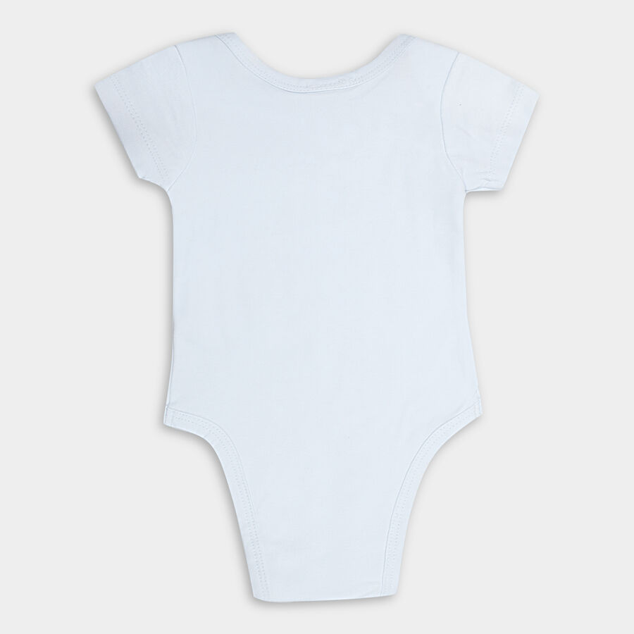 Kids' Cotton Bodysuit, Light Blue, large image number null