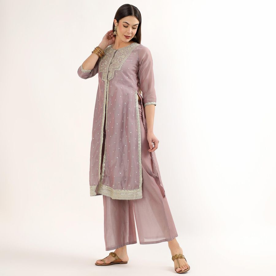 Ladies' Kurta, हल्का ग्रे, large image number null