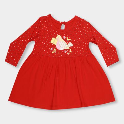 Infants' Eggshell White Cotton Everyday Frock