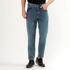 Men's Medium Wash Blue Slim Fit Jeans, Dark Blue, small