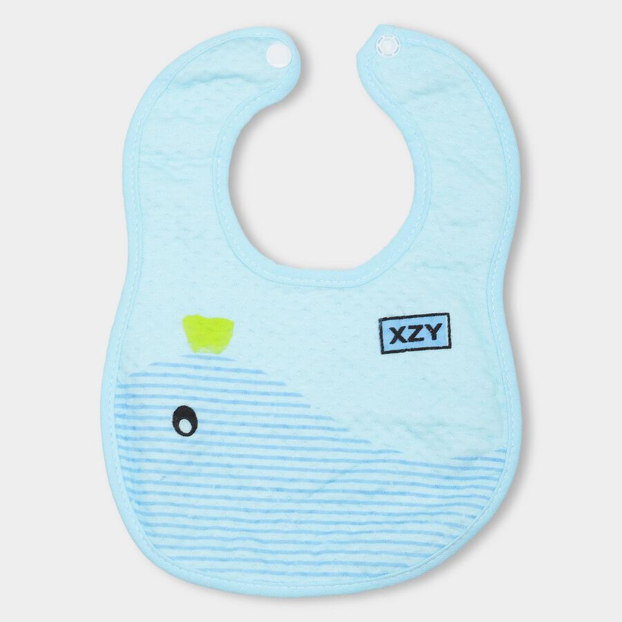 Infants' Bib, Mid Blue, large image number null