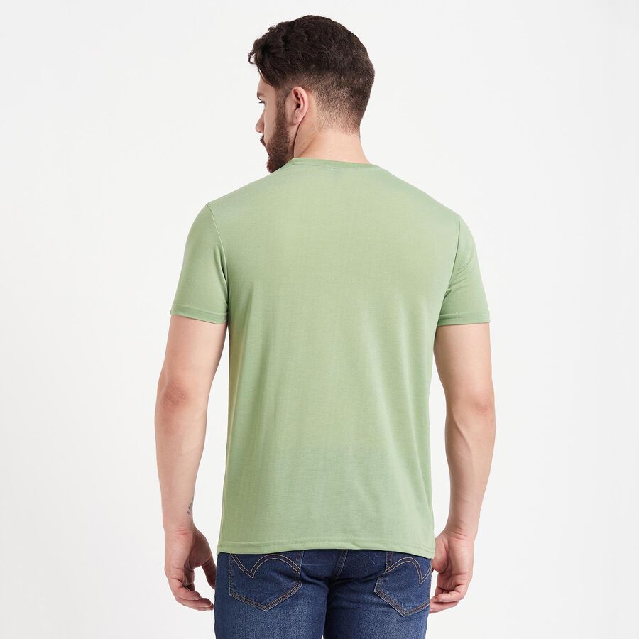 Round Neck T-Shirt, Light Green, large image number null