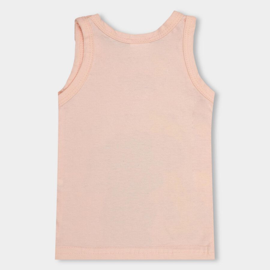 Infants' 100% Cotton Vest , Peach, large image number null