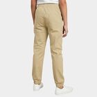 Boys Cotton Regular Fit Trousers, Olive, small image number null