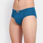 Men's 100% Cotton Briefs, Teal Blue, small image number null