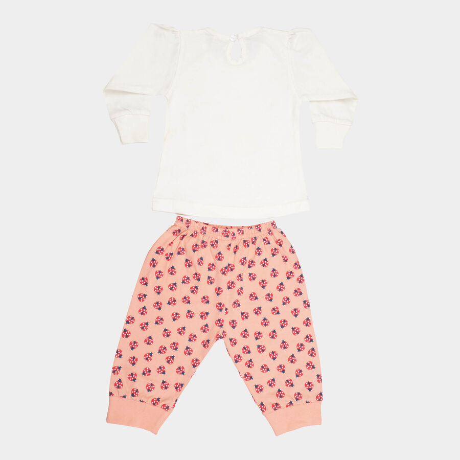 Infants Cotton Hipster Set, Peach, large image number null