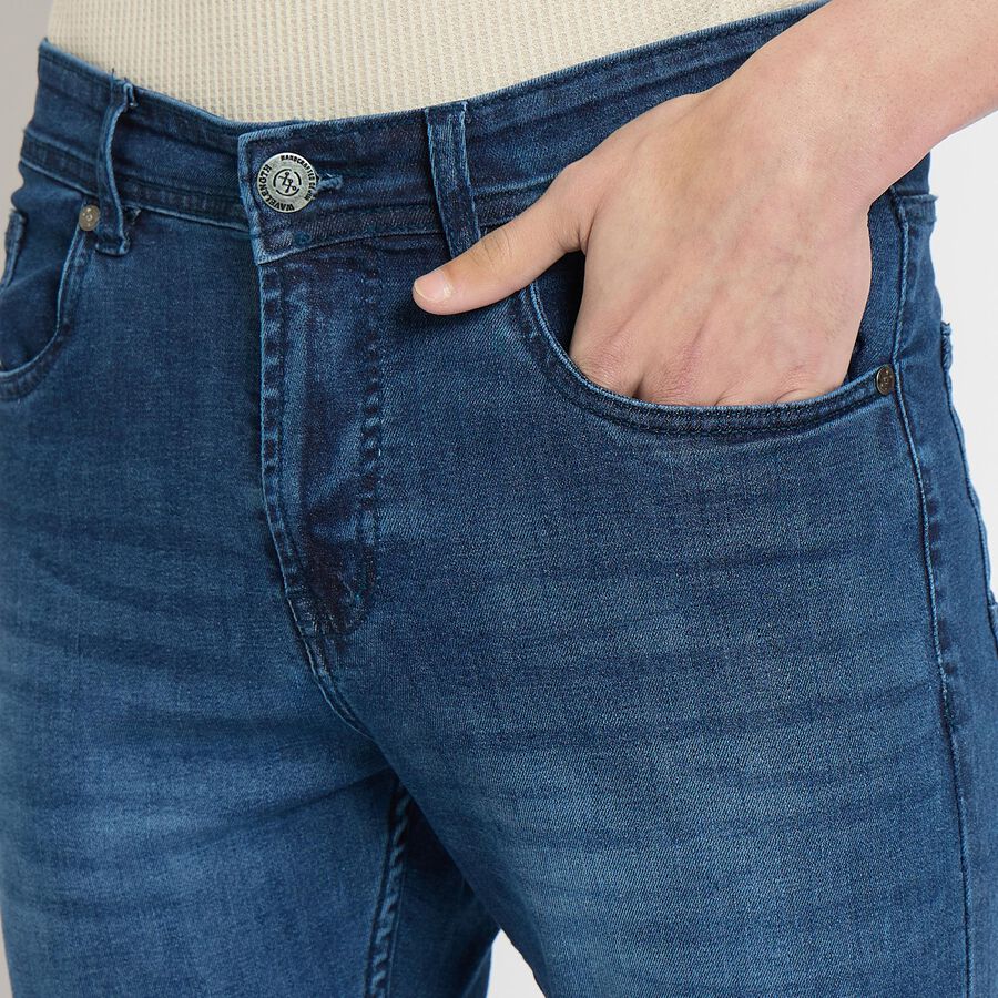 Men's Slim Fit Jeans , Mid Blue, large image number null