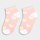 Girl's Socks (Pack of 2), Peach, small