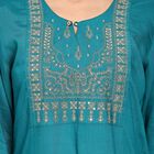 Ladies' Kurta , Dark Green, small image number null