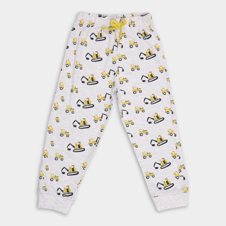 Boys' Pyjamas, Ecru Melange, large image number null