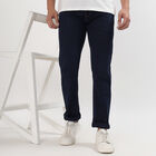 Men's Slim Fit Jeans , गहरा नीला, small image number null