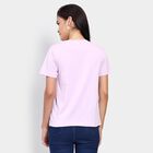 Ladies' Round Neck T-Shirt , लाइलेक, small image number null