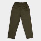 Boys' Cotton Trousers, Dark Green, small image number null
