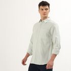 Men's 100% Cotton Regular Collar Casual Shirt, हल्का हरा, small image number null