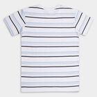 Boys' 100% Cotton Half Sleeves T-Shirt , White, small image number null
