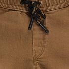 Boys' Beige Regular Fit Elasticated Waist Jeans, Beige, small