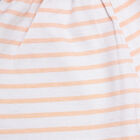 Infants Cotton Boat Neck Baba Suit, Peach, small image number null