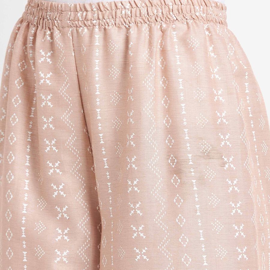 Printed Palazzo, Peach, large image number null