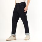 Men's Slim Fit Jeans, गहरा नीला, small image number null