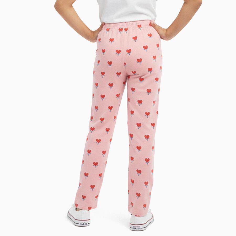 Girls' Pyjama, Light Pink, large image number null