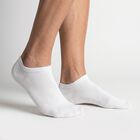 Men's Ankle Length Regular Fit Solid Pack of 3 Socks ( Black, Grey, White ), मिश्रित हल्का ग्रे, small