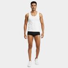 Men's Black Regular Fit Cotton Briefs, Black, small