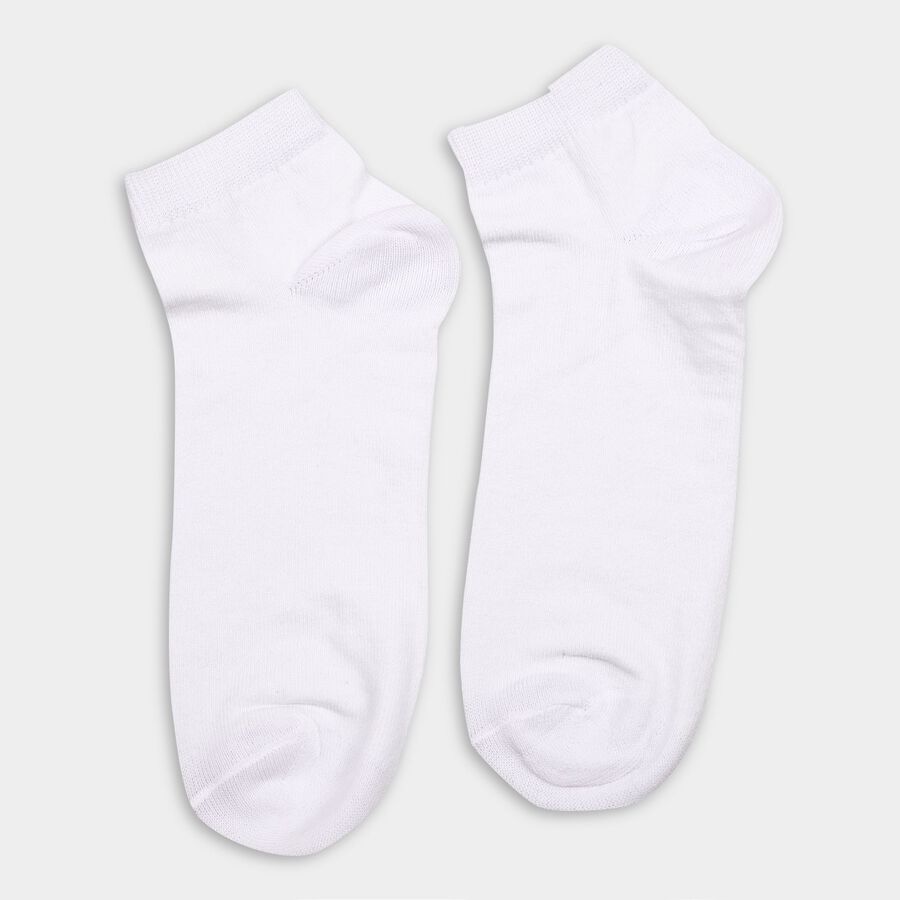 Men's Socks (Pack of 3), सफ़ेद, large