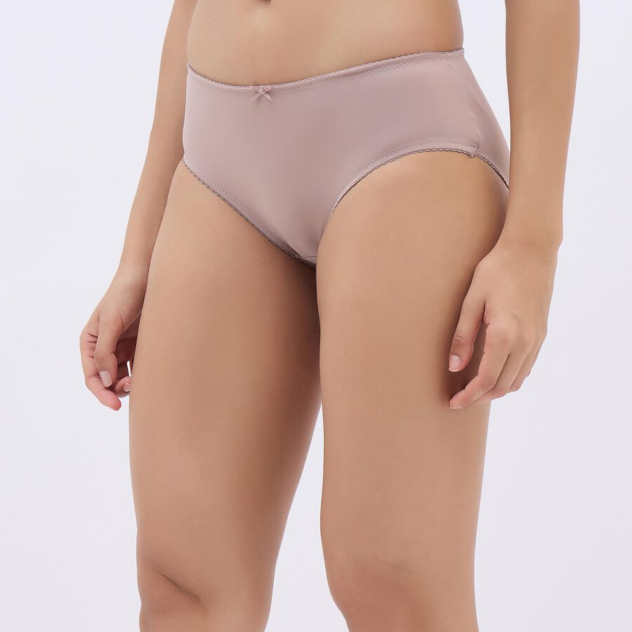 Women's Soft Beige Hipster Panty, Brown, large image number null