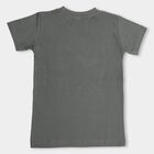Boys' 100% Cotton Half Sleeves T-Shirt, Olive, small