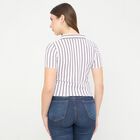 Women's Brown Polo Neck Classic T-Shirt, भूरा, small