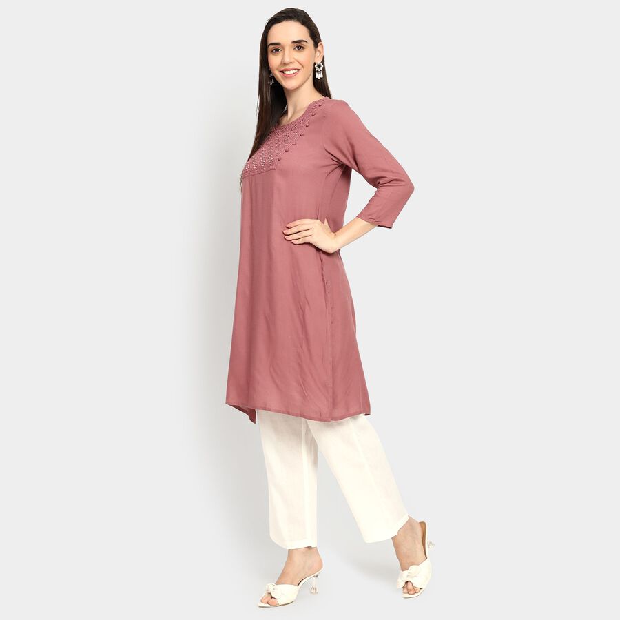 Ladies' Kurta, बैंगनी, large image number null