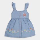 Girls' Frock , Light Blue, small image number null