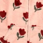 Girls Light Pink Hooded Neck Casual Sweatshirt, हल्का गुलाबी, small image number null