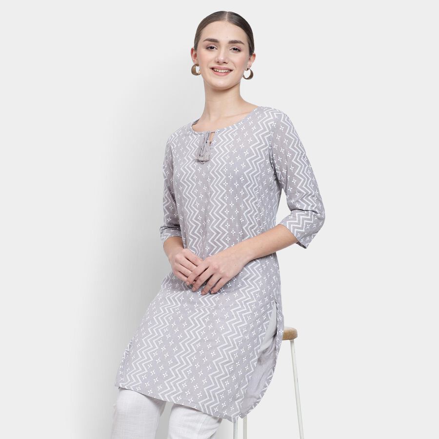 Ladies' Kurta , Light Grey, large image number null