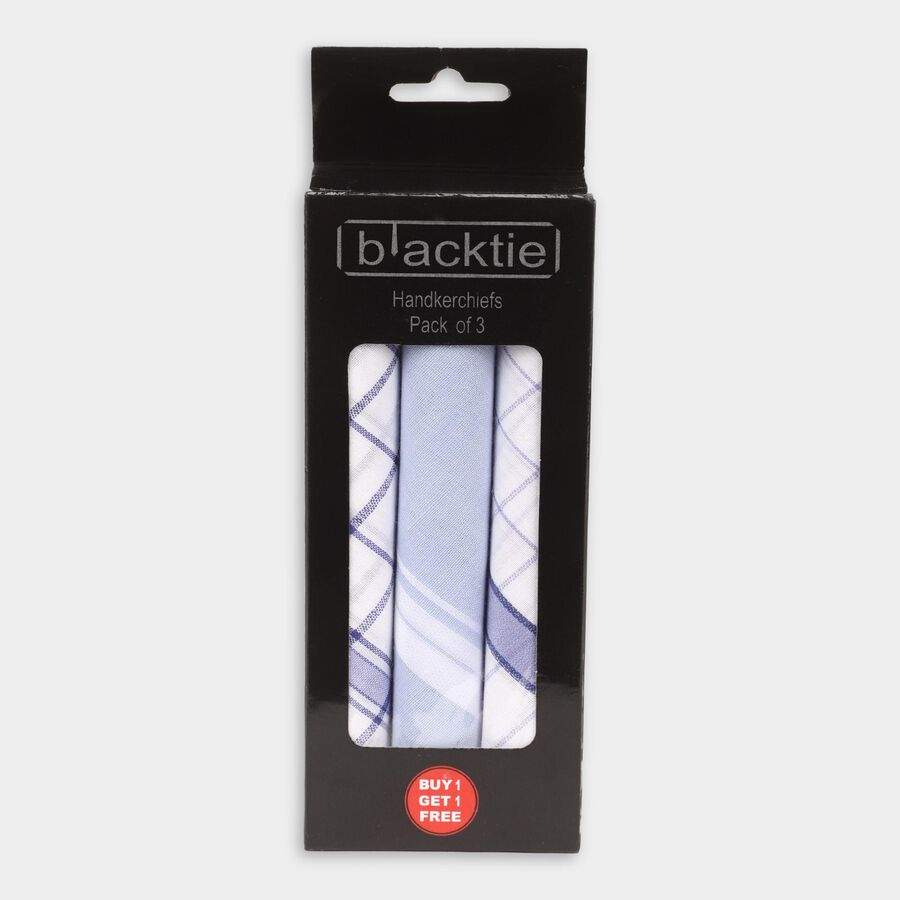 Men's Hanky , Light Blue, large