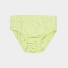 Boys' Bright Lime Green and Deep Teal Green Cotton Regular Fit Briefs, Dark Green, small image number null