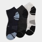 Men's Socks (Pack of 3), Charcoal, small