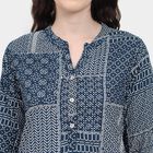 Ladies' Kurti, गहरा नीला, small image number null