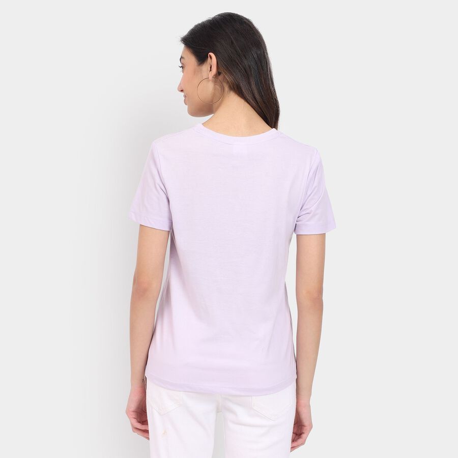 Ladies' Round Neck T-Shirt , Lilac, large image number null