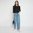 Ladies'  Crop  Top, काला, small image number null