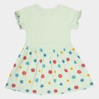 Girls Cotton Frock, Light Green, small image number null