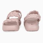 Women's Pink Braided Strap Slip-On Slippers, Pink, small