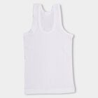 Boys' 100% Cotton Vest (Pack of 2), सफ़ेद, small image number null