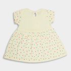 Infant Girls' 100% Cotton Frock, Yellow, small image number null