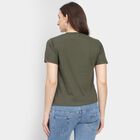 Ladies' Round Neck T-Shirt, Olive, small image number null
