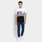 Men's 100% Cotton Round Neck Half Sleeves T-Shirt, White, small image number null