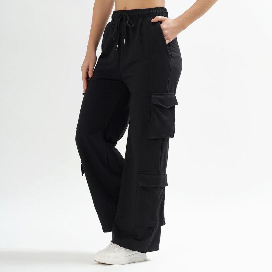 Ladies' Track Pants, Black, large image number null