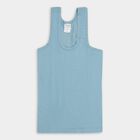 Boys' 100% Cotton Vest (Pack of 2), Light Blue, small image number null